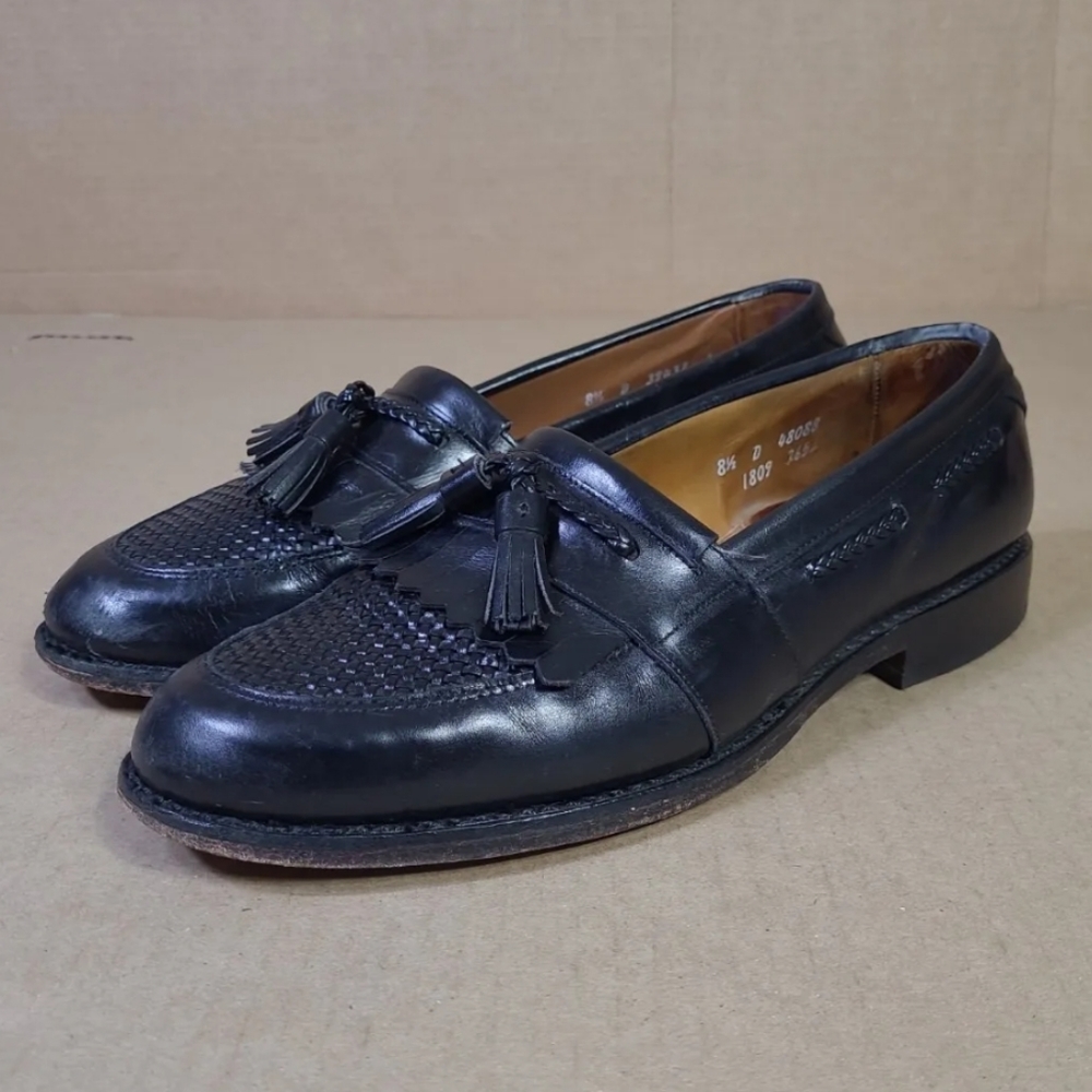 Allen Edmonds Cody Basket Weave Tassel‎ Loafers